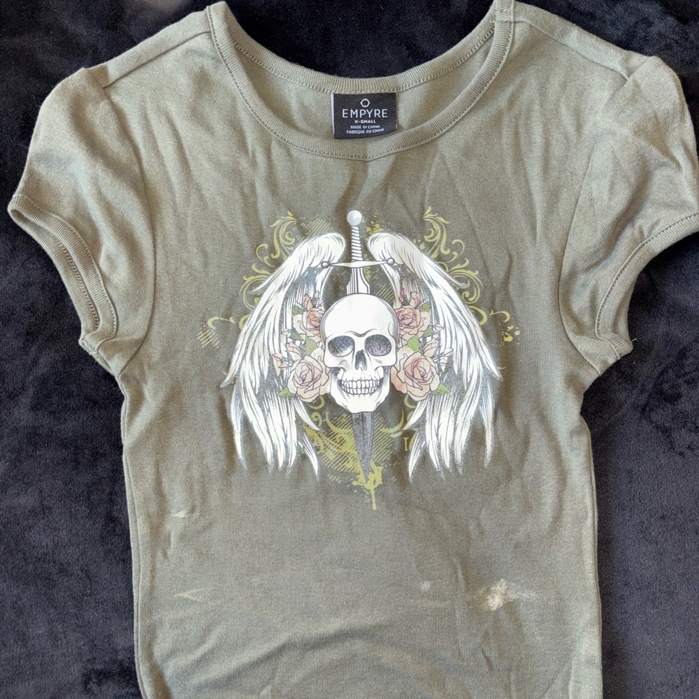 Empyre Olive Sword Graphic Tee